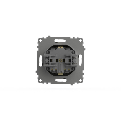 Розетка с крышкой и заземлением ELBI Zena Vega 609-011100-218