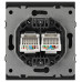 Розетка Эра Arktik 16-3108-05 информационная двойная 2XRJ45 антрацит Б0070488