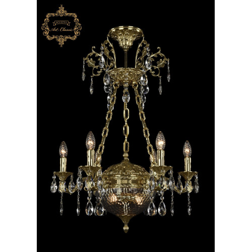 Подвесная люстра Art Classic 31.51.6.CK125SP.250SP.G.Sp.Clear.1C Подвесная люстра Art Classic 31.51.6.CK125SP.250SP.G.Sp.Clear.1C