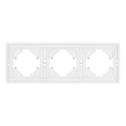 Рамка пластиковая на 3 поста Arlight FRM-TENDO-SFPL-3-WH 054653