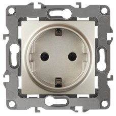 Розетка ЭРА 12 2P E Schuko 16A 250V 12-2001-04 Б0014684