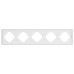 Рамка пластиковая на 5 постов Arlight FRM-TENDO-PL-5-WH 053851
