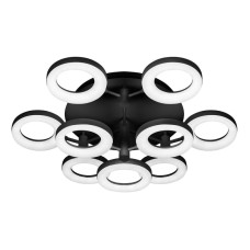 Потолочная светодиодная люстра iLedex Jomo FS-014-X9 108W BK