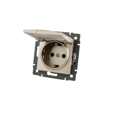 Механизм розетки влагозащищённый Arlight SCT-MCP-PL-GD-V (250V, 16A) 049837
