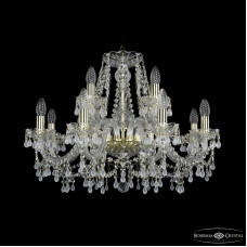 Подвесная люстра Bohemia Ivele Crystal 1410/8+4/240 G V0300