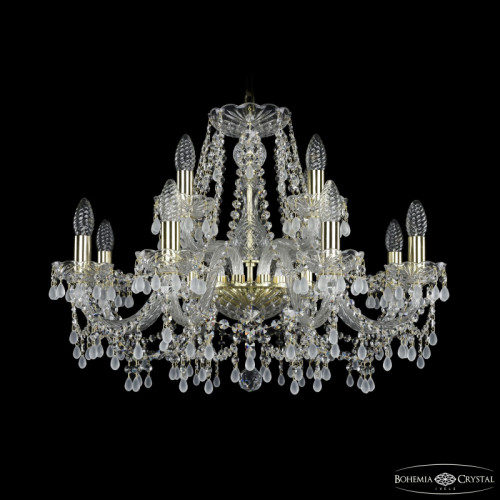 Подвесная люстра Bohemia Ivele Crystal 1410/8+4/240 G V0300