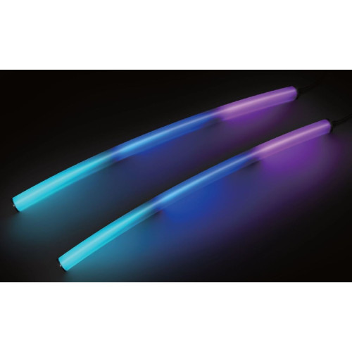 Светодиодная лента герметичная Arlight SPI MOONLIGHT-BLACK-SIDE-G180-D25mm 12V RGB-PX2 (21.6 W/m, IP65, 5m, wire x1) 044974