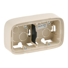 Коробка 2-постовая Legrand Valena Allure для накладного монтажа слоновая кость 755562