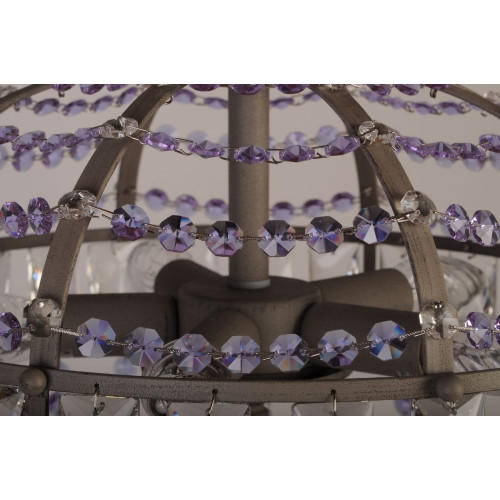 Подвесная люстра Abrasax L.7392-5GR (PURPLE)