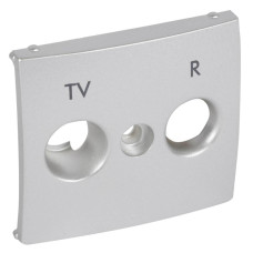 Лицевая панель Legrand Valena розетки TV-FM алюминий 770265