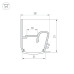 Профиль Arlight STRETCH-S-20-WALL-SIDE-2000 (RESPECT-ST) 040701
