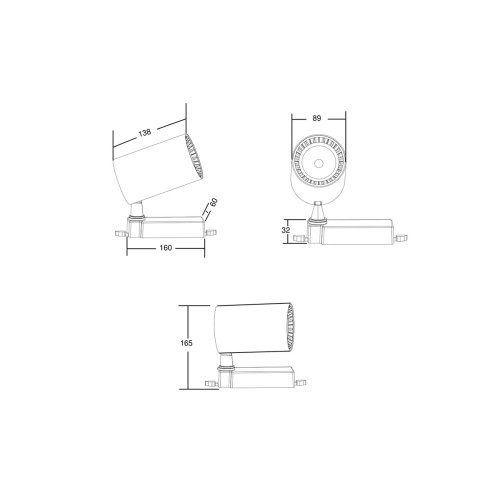 Трековый светильник Maytoni Technical Vuoro TR029-3-30W3K-W