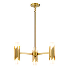 Подвесная люстра Elstead Lighting MARVELE6-AB-OPAL