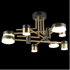 Потолочная люстра Natali Kovaltseva LED LAMPS 81369 GOLD BLACK