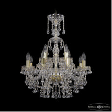 Подвесная люстра Bohemia Ivele Crystal 1409/8+4/195/XL-68 G