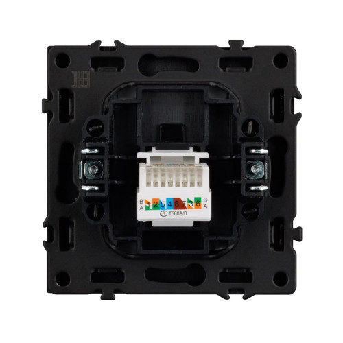 Механизм компьютерной розетки Arlight SCT-NOBE-MPC1-SFPL-GR (RJ-45, CAT6) 054307