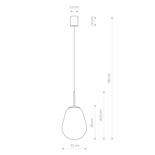 Подвесной светильник Nowodvorski Pear S 7800