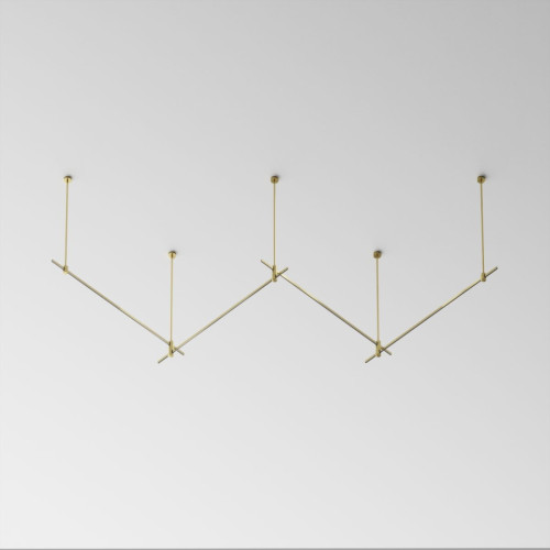 Основание Long двухуровневое на жестких подвесах для трековых светильников Maytoni Technical Flarity TFC-Flar-L02-BS