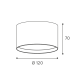 Накладной светильник WOLTA Basic WSL/GX70-01W