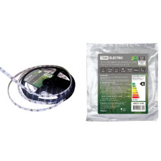 Светодиодная лента TDM Electric 12В 5050 7,2Вт/м 6000K 5м IP20 SQ0331-0148