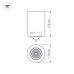 Накладной светильник Arlight SP-FOCUS-R90-9W Warm White 021064 Накладной светильник Arlight SP-FOCUS-R90-9W Warm White 021064
