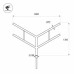Кронштейн Arlight OXOR-SY4-3000x108-L1300 BLACK 051663