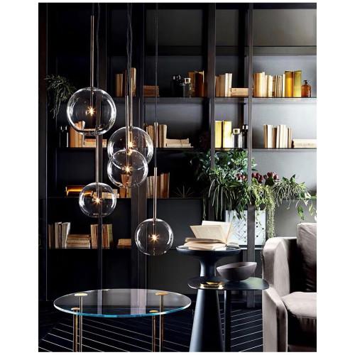 Подвесной светильник Delight Collection Ball Sola 9217P/D200 gold