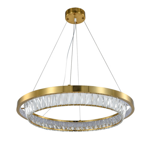Подвесная люстра Indigo Riva 12045/1P Brass V000102L