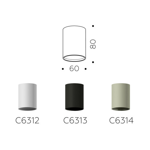 Корпус светильника накладной Ambrella Light DIY Spot C6312