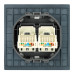 Розетка компьютерная 2-местная RJ-45 (механизм) Stekker Мия RST00-3111-05 50451