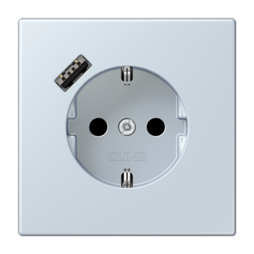 Розетка 2K+З USB Typ A Jung LC1520-18A209