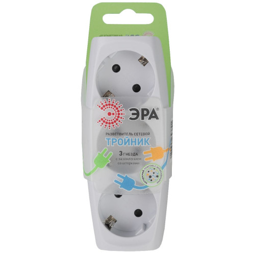 Разветвитель электрический Эра SP-3e-W C0045529