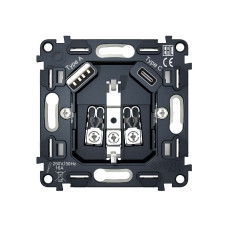 Механизм розетки с/з на винтовых зажимах Ambrella Volt Quant VM160