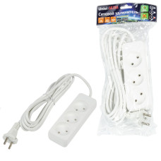 Удлинитель бытовой Uniel Ultra S-CU3-3 WHITE UL-00009982