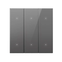 Выключатель Yeelight Pro, серия E20, беспроводной, 6 клавиш, серый (CN)
