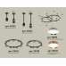 Комплект подвесного светильника Ambrella Light Techno Ring XR92221150 (A9222, A9227, C9238, C9232, N8126, N8118)