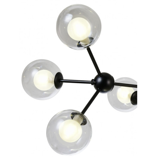 Люстра на штанге Natali Kovaltseva VENTI 81422/8C BLACK