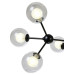 Люстра на штанге Natali Kovaltseva VENTI 81422/8C BLACK