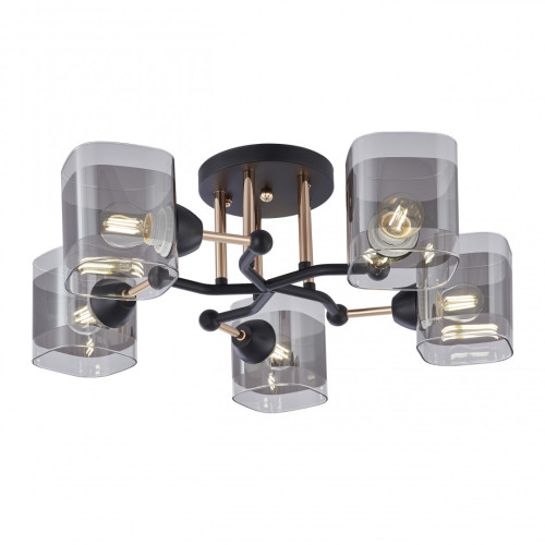 Потолочная люстра Arte Milano Amalfi 324308/5 BK+FG