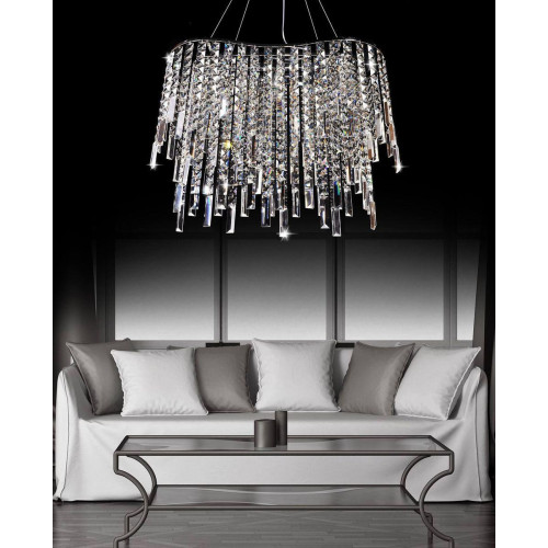 Подвесная люстра Lumina Deco Zucchero LDP 2159-600 CHR