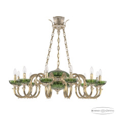 Подвесная люстра Bohemia Ivele Crystal Verona 72003P/12/300 GW P Clear-Green/H-1K Y8