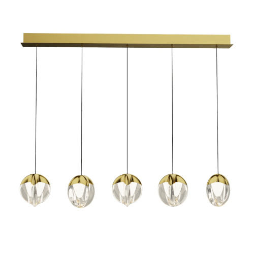 Подвесной светильник Delight Collection MD24001033-5B gold/clear Подвесной светильник Delight Collection MD24001033-5B gold/clear