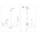 Люстра на штанге Ambrella Light High Light Ceramo Modern LH53264
