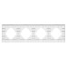 Рамка на 4 поста пластиковая Arlight FRM-PERIO-PL-4-GR 049760