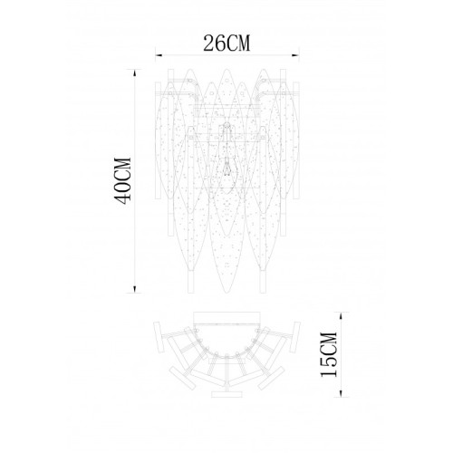Бра Divinare Amelie 6002/01 AP-1