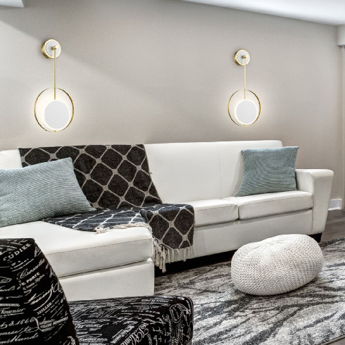 Настенный светильник Escada Hypnosis 10206/SG LED White/Gold Настенный светильник Escada Hypnosis 10206/SG LED White/Gold