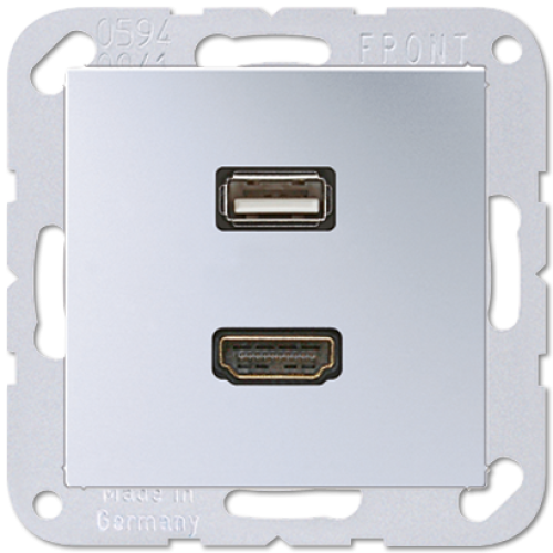Розетка HDMI/USB Jung MAA1163AL