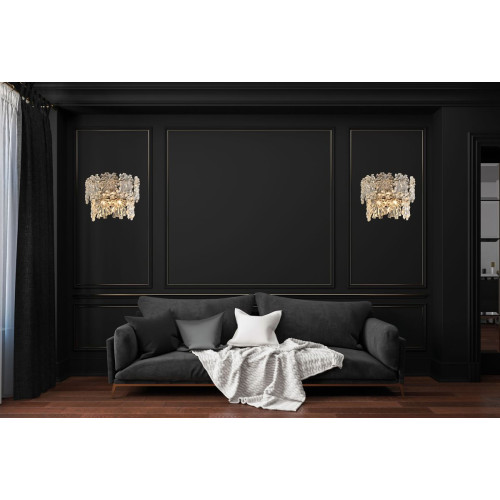 Настенный светильник iLamp Homy W2545-2 Nickel