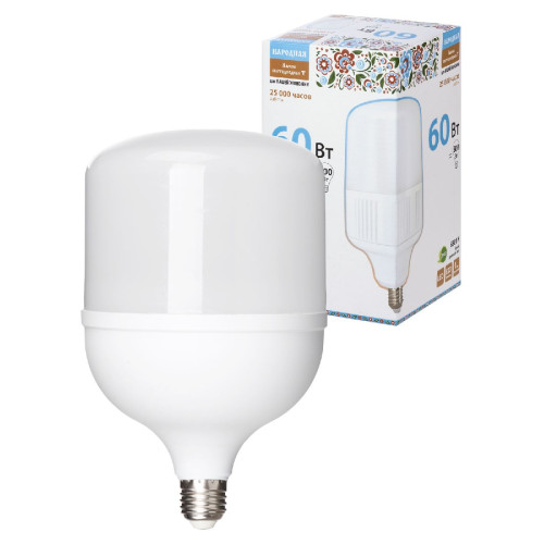 Лампа светодиодная TDM Electric Народная E27 60W 6500K матовая SQ0340-1649