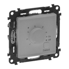 Регулятор тёплого пола Legrand Valena Life 16A 250V алюминий 752334